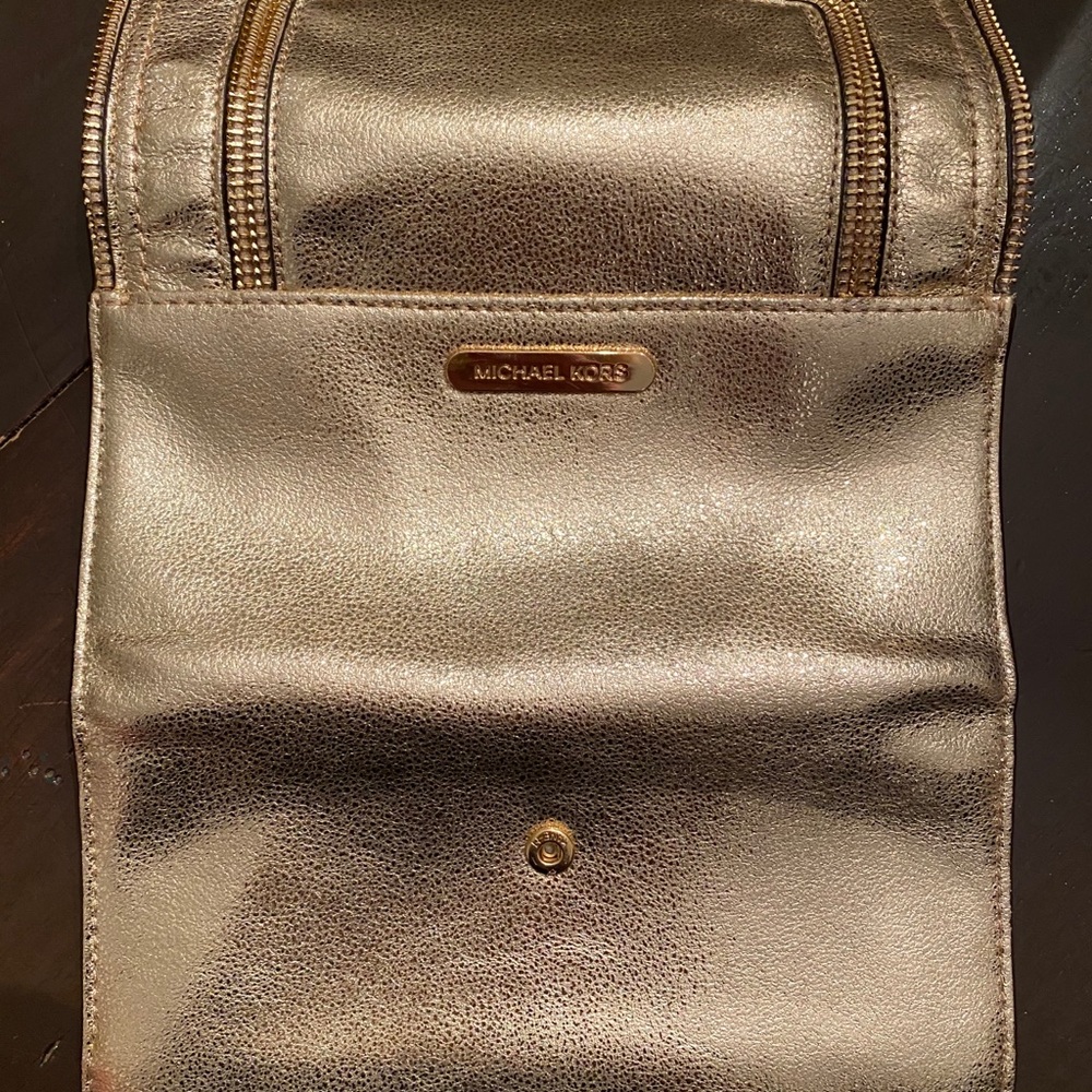 Gold Michael Kors wallet